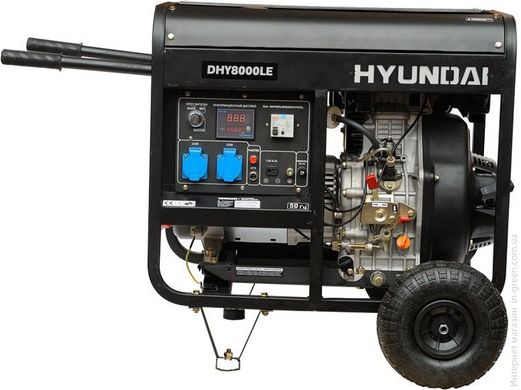 Дизельний генератор HYUNDAI DHY 8000LE