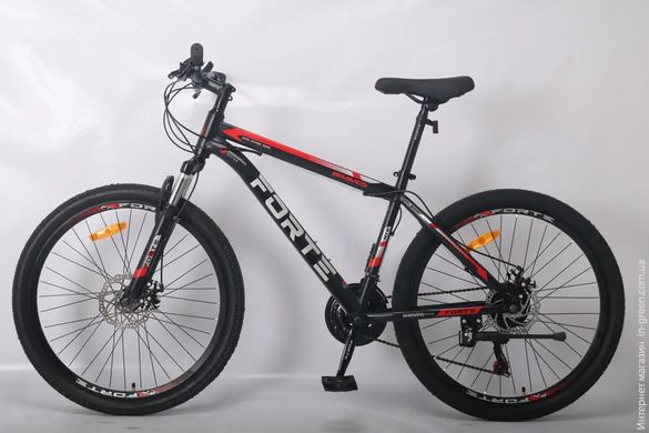 Велосипед Forte Braves МТВ 27,5"/19" (117837) черно-красный
