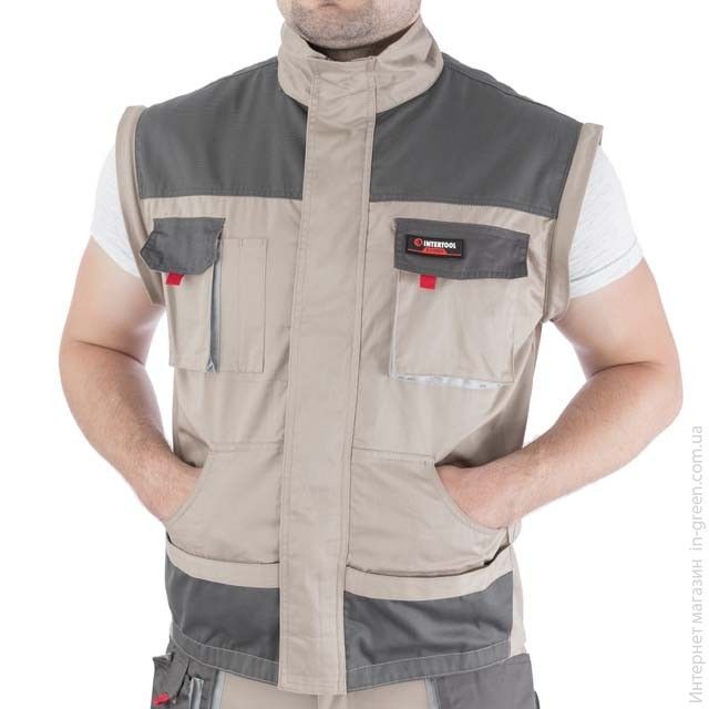 Куртка робоча XXXL INTERTOOL SP-3036