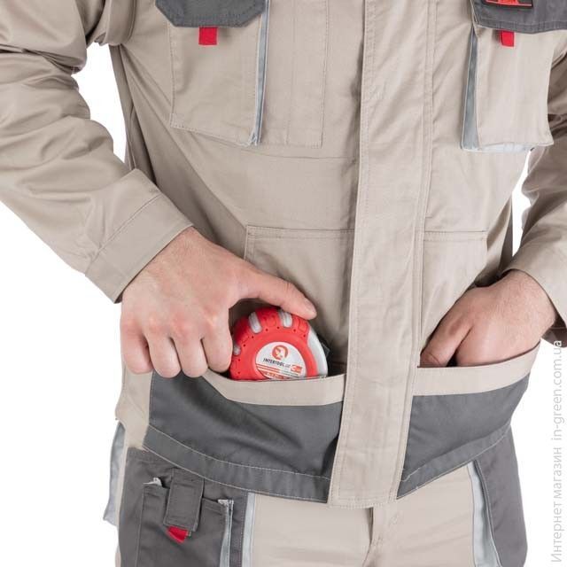 Куртка робоча XXXL INTERTOOL SP-3036