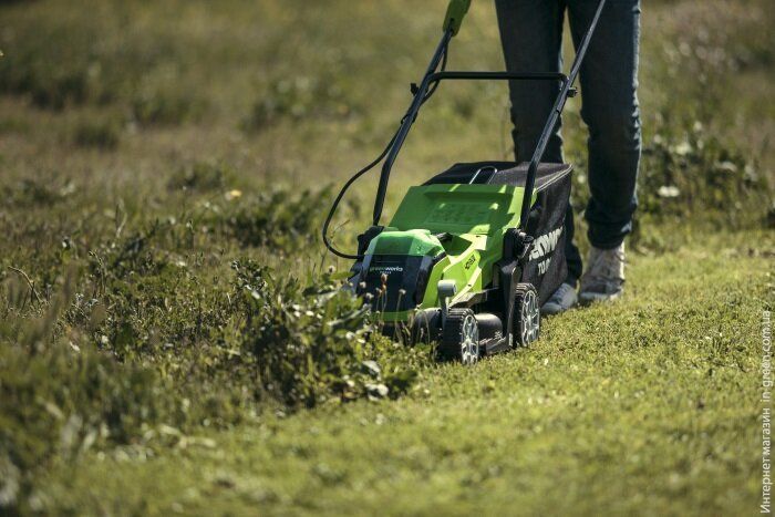 Газонокосилка аккумуляторная GreenKRAUSE G40LM35 без АКБ и ЗУ