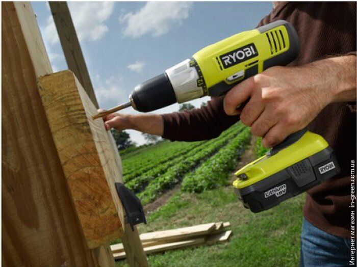 Аккумуляторная дрель RYOBI R18DDP-LL13G
