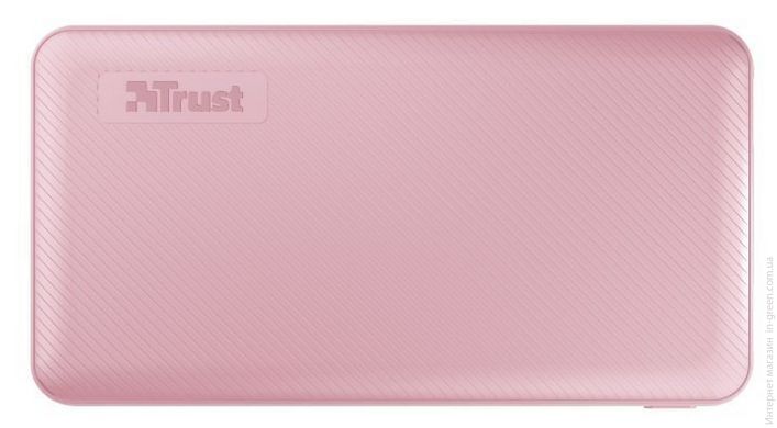 Портативное зарядное устройство Trust Primo 10000 mAh Pink