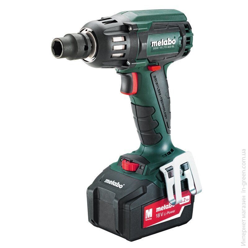 Гайковерт METABO SSW 18 LTX 400 BL (5.2 Ah)