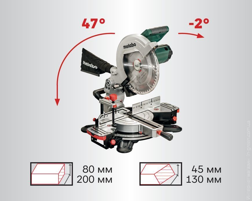Пила торцева METABO KS 305 M (619003000)