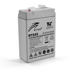 Акумуляторна батарея AGM RITAR RT655 Q20