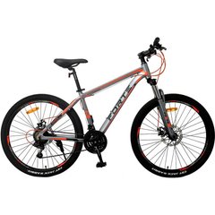 Велосипед Forte Extreme 27.5"/19", сіро-червоний (117144) (Помаранчевий)