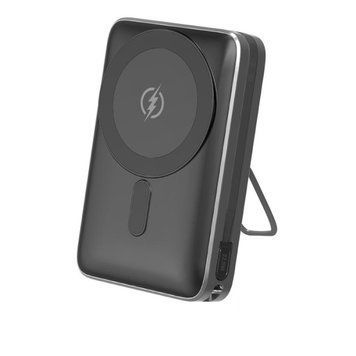 Портативное зарядное устройство (повербанк) Aspor A386 Magnetic Wireless 20000mAh (USB/Type-C/22.5W) черный