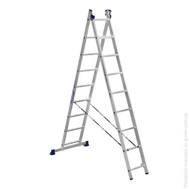 Алюминиевая двухсекционная лестница Virastar 5209