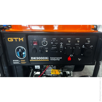 Генераторная установка инверторная открытая GTM DK9000Xi