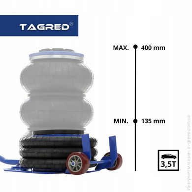 Пневматичний підйомник, подушка TAGRED TA256