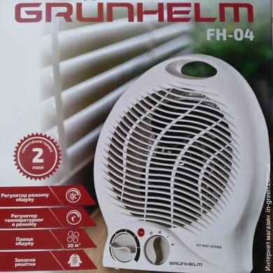 Тепловентилятор спиральный GRUNHELM FH-04