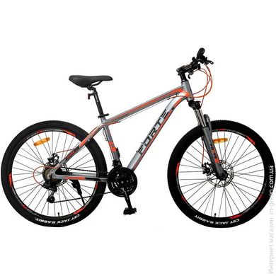 Велосипед Forte Extreme 27.5"/19", сіро-червоний (117144) (Помаранчевий)