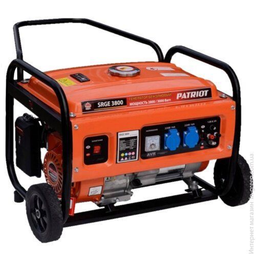 Бензиновый генератор PATRIOT SRGE 3800