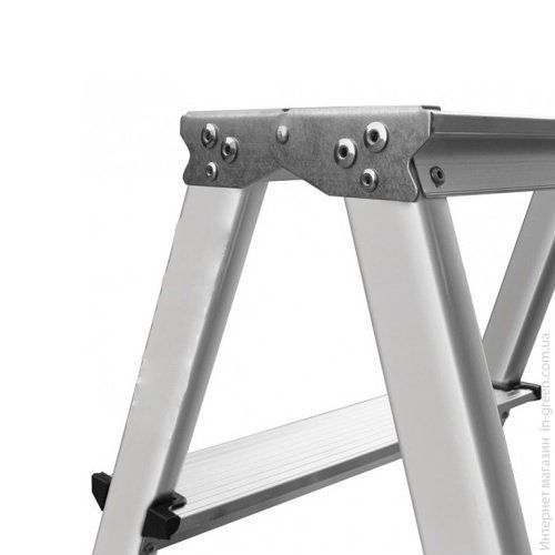 Стремянка алюминиевая двусторонняя STARK SDHR 405 HOME (526250203)