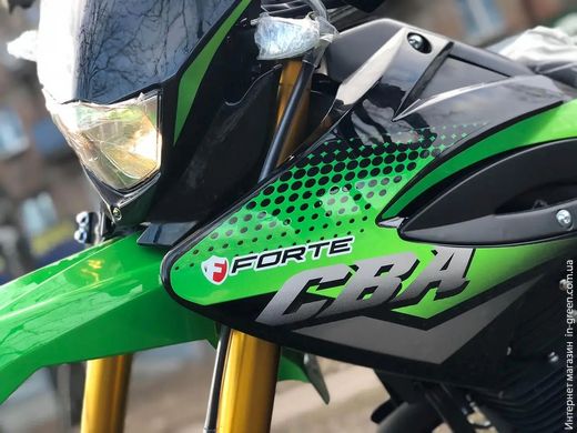 Мотоцикл FORTE FT250GY-CBA зеленый-чорный