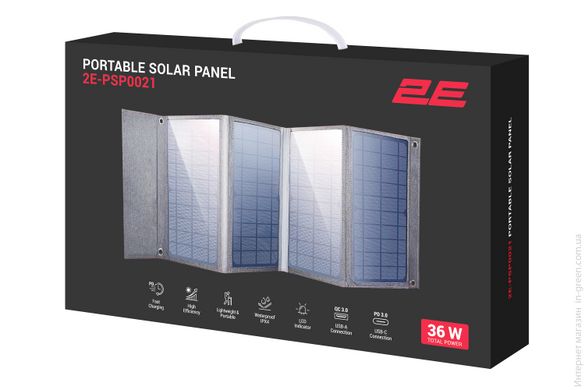 Портативная солнечная панель 2E PSP0021