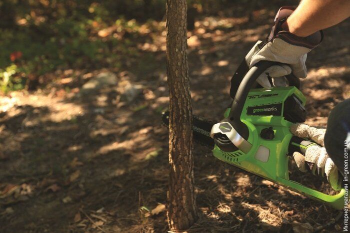 Цепная пила аккумуляторная GreenKRAUSE G24CS25 без АКБ и ЗУ