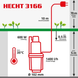 Насос вибрационный HECHT 3166 Фото 4 из 7