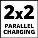 Зарядний пристрій EINHELL PXC Power X-Quattrocharger 2х2, 4A (4512102) Фото 6 з 10