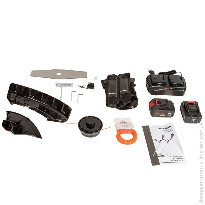 Аккумуляторная электрокоса (триммер) Vitals AZT 3654a BL Kit