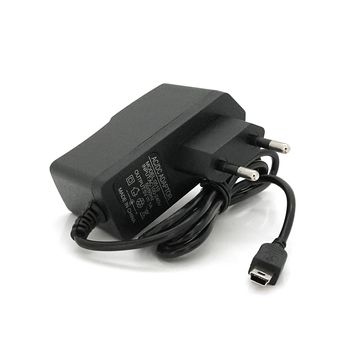 Зарядний пристрій Merlion 220V-mini USB, 5V 0,1A Black, Box