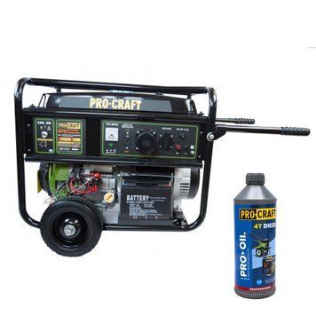 Генератор бензиновый PROCRAFT GP85 + Масло PROCRAFT 4T DIESEL 1.4л