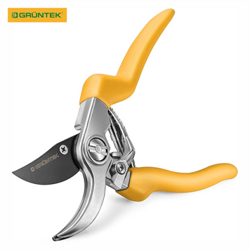 Секатор GRUNTEK Gerfalke (жовтий) 210 мм