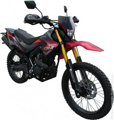 Мотоцикл FORTE FT250GY-CBA червоний-чорний