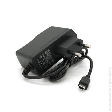 Зарядное устройство для Merlion 220V-mini USB, 5V 0,1A Black, Box