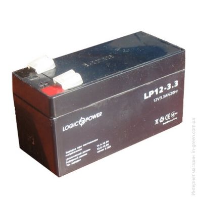 Акумулятор LOGICPOWER AGM LPM 12 - 3.3 AH
