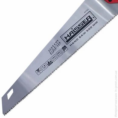 Ножівка по дереву HAISSER 500 мм, 7-8TPI, 3D, SK5, Rapid