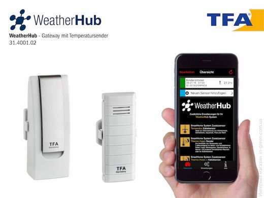 Температурная станция для смартфонов TFA WeatherHub (31400102)