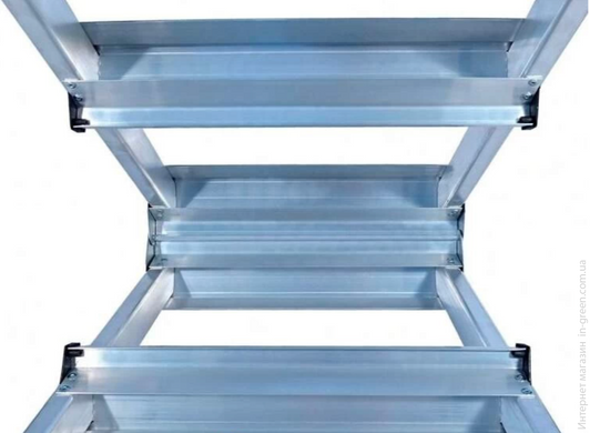 Двухсторонняя алюминиевая стремянка VIRASTAR Step Stool 2x7 ступеней
