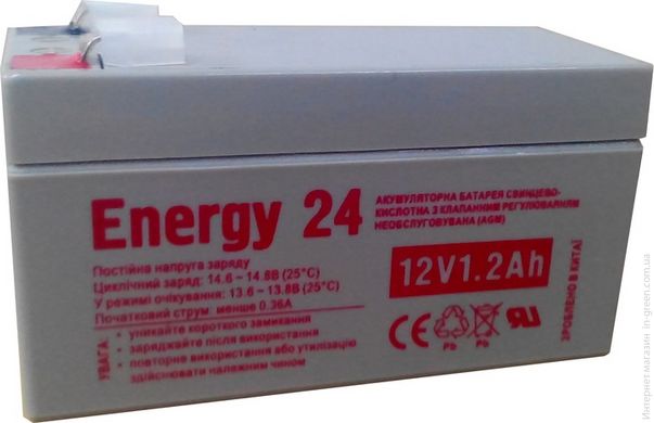 Акумуляторна батарея ENERGY 24 АКБ 12V1.2AH