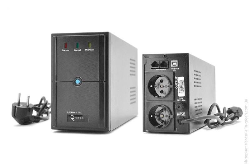 Источник бесперебойного питания (ИБП) RITAR E-RTM600L-U (360W) ELF-L