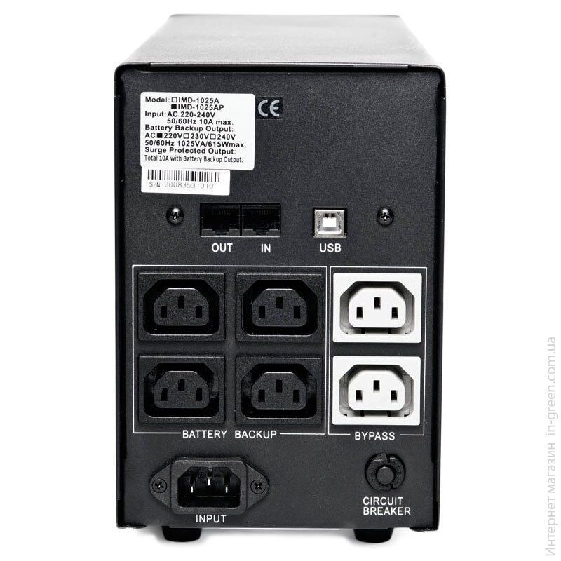 Джерело безперебійного живлення (ДБЖ) POWERCOM IMD-1025AP LCD