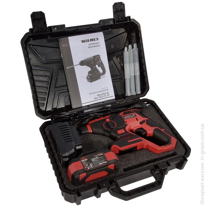 Перфоратор аккумуляторный Vitals Master ARa 1812c BL Kit