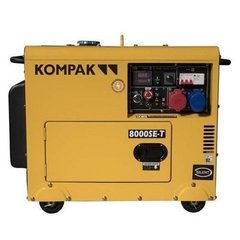 Генератор дизельний KOMPAK K8000SE-T ATS
