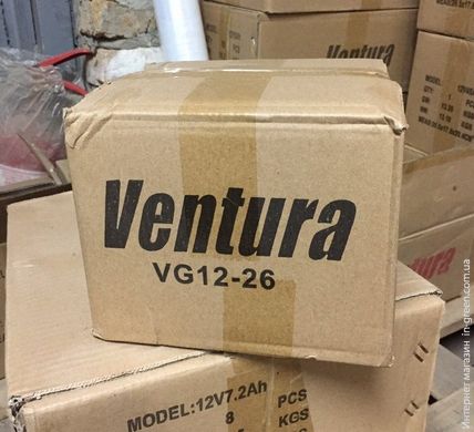 Гелевий акумулятор VENTURA VG 12-26 GEL