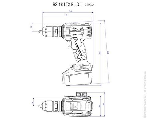 Дрель-шуруповерт Metabo BS 18 LTX BL Q I (602351890)