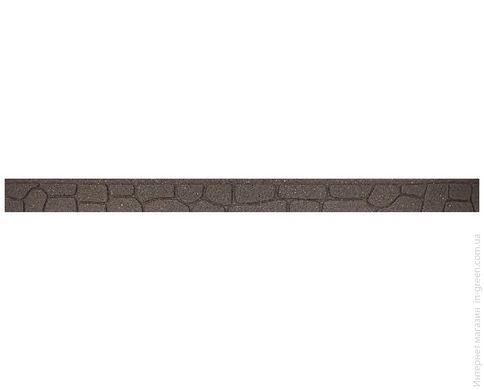 Декоративный бордюр для сада MultyHome 55013 9х2х120 см, серо-коричневый, "камни"
