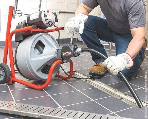 Прочищувальна машина барабанного типу RIDGID K-400 C-45 IW AF