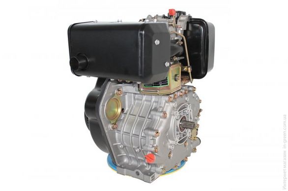 Двигун GRUNWELT GW186FВE дизель 9,5л.с., For1100 шліци, Ел.старт