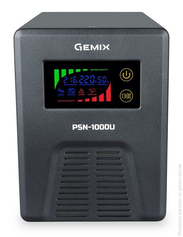 Джерело безперебійного живлення Gemix PSN-1000U
