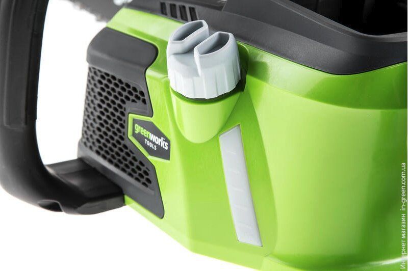 Цепная пила аккумуляторная Greenworks GD40CS40K2 c 2 АКБ 2 Ah и ЗУ