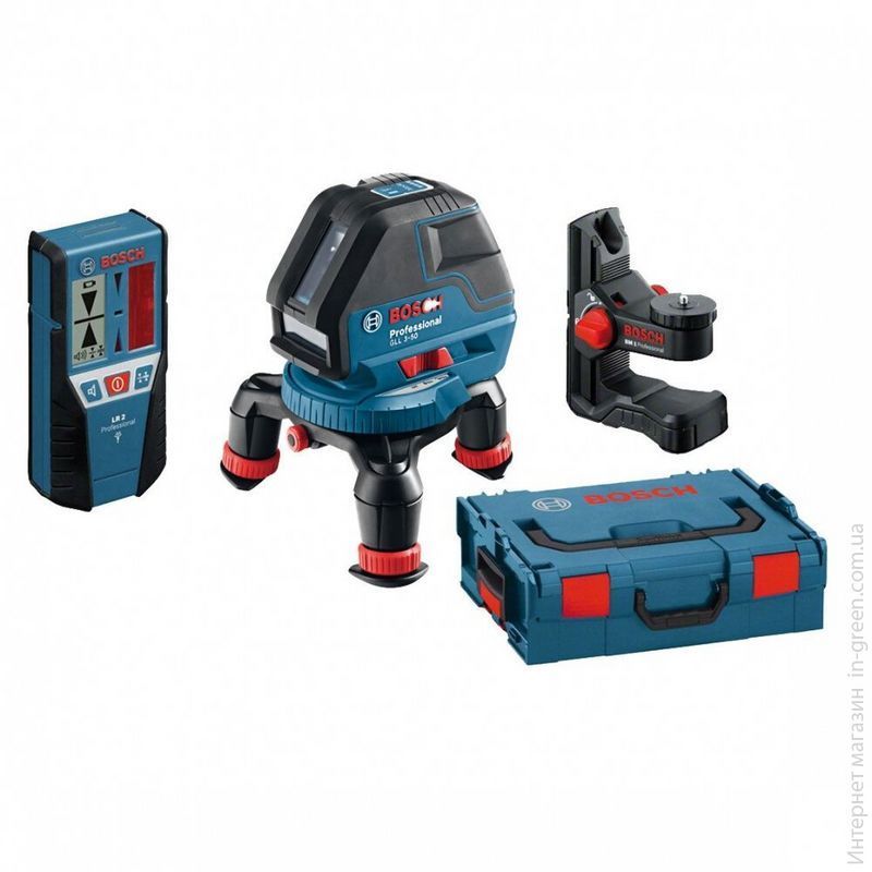 Лазерный нивелир Bosch GLL 3-50 + BM1 + LR2 + L-BOXX (0601063803)