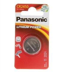 Батарейка Panasonic CR 2450 BLI 1 LITHIUM
