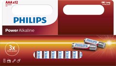 Батарейка Philips Power Alkaline (LR03P12W/10) AAA лужна блістер