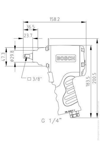 Гайковерт BOSCH 607450614
